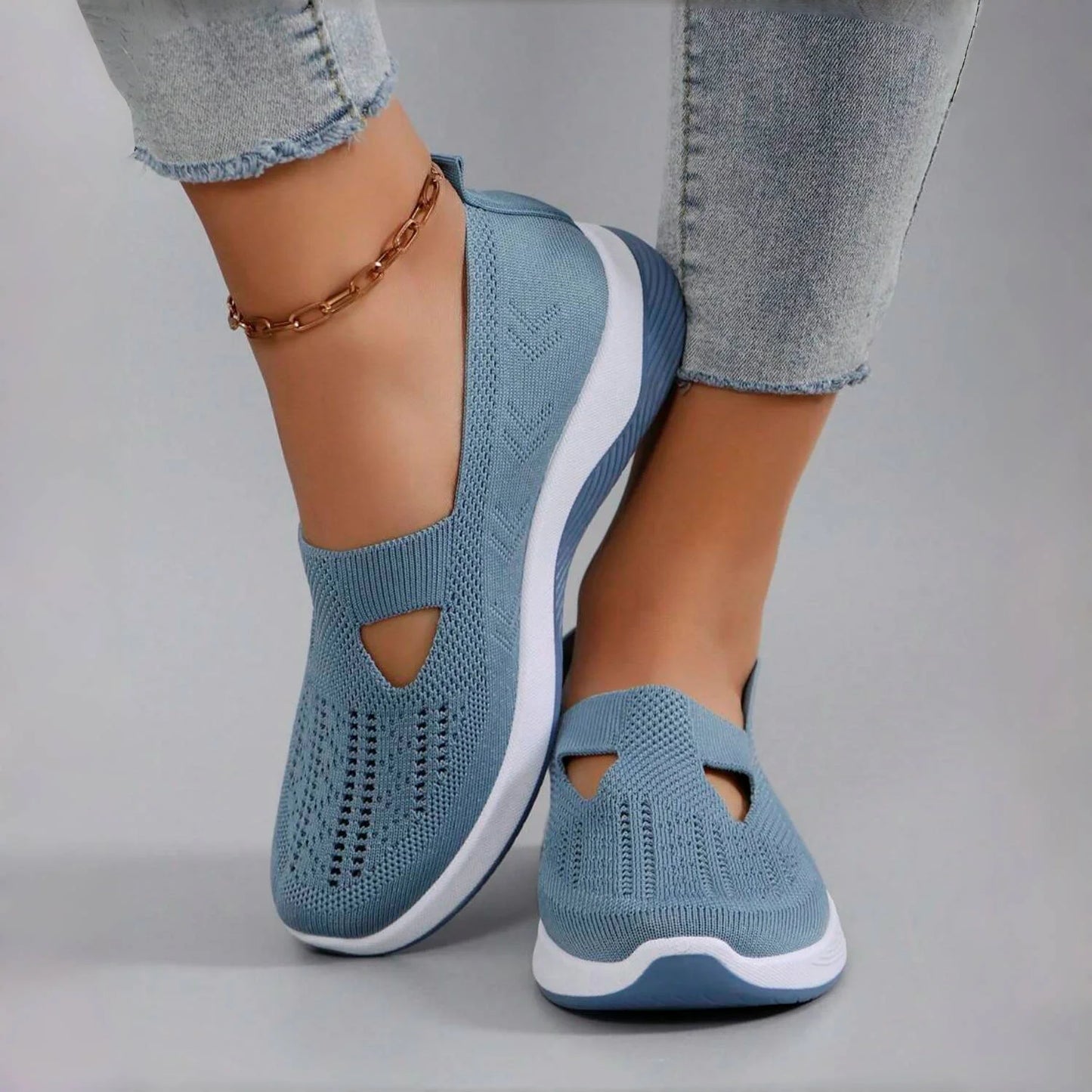 🔥Last Day Promotion 70% OFF🔥- Women's comfortable breathable knitted sneakers
